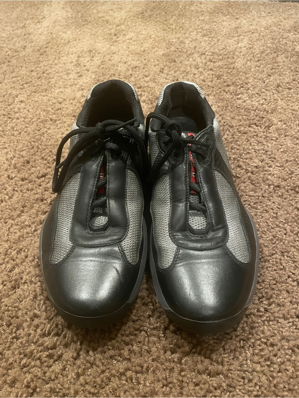 Prada America’s Cup Sneakers - Black and Gray